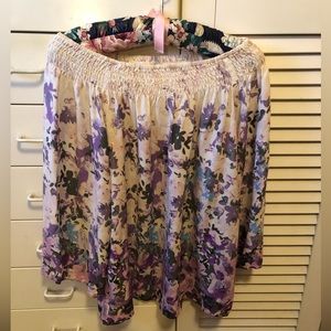 Cute Floral Peasant Top - Love ❤️ Stitch